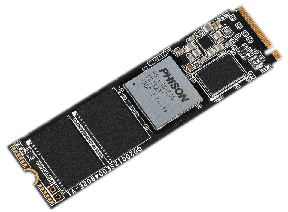 Phison PS5016-E16 controller és 96 cellarétegû Toshiba 3D TLC NAND