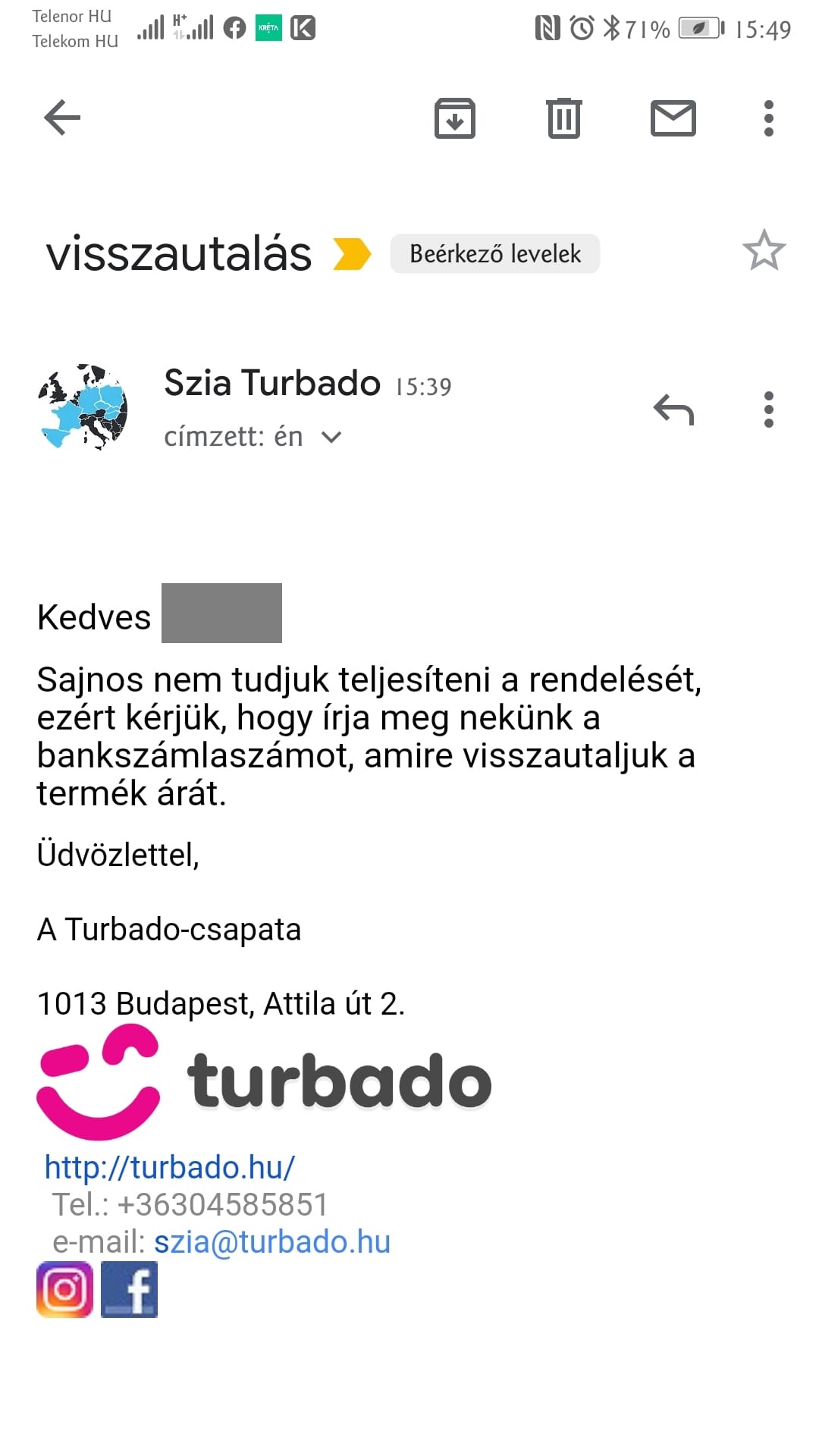 Állítólag ovember 19-ig mindenki visszakapaj a pénzét. (forrás: into.hu)