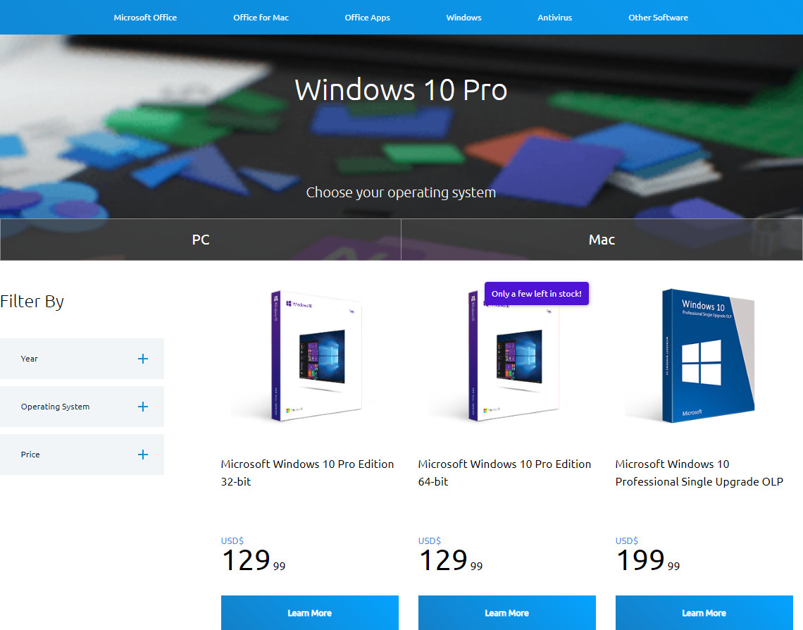 Rengeteg Microsoft termék