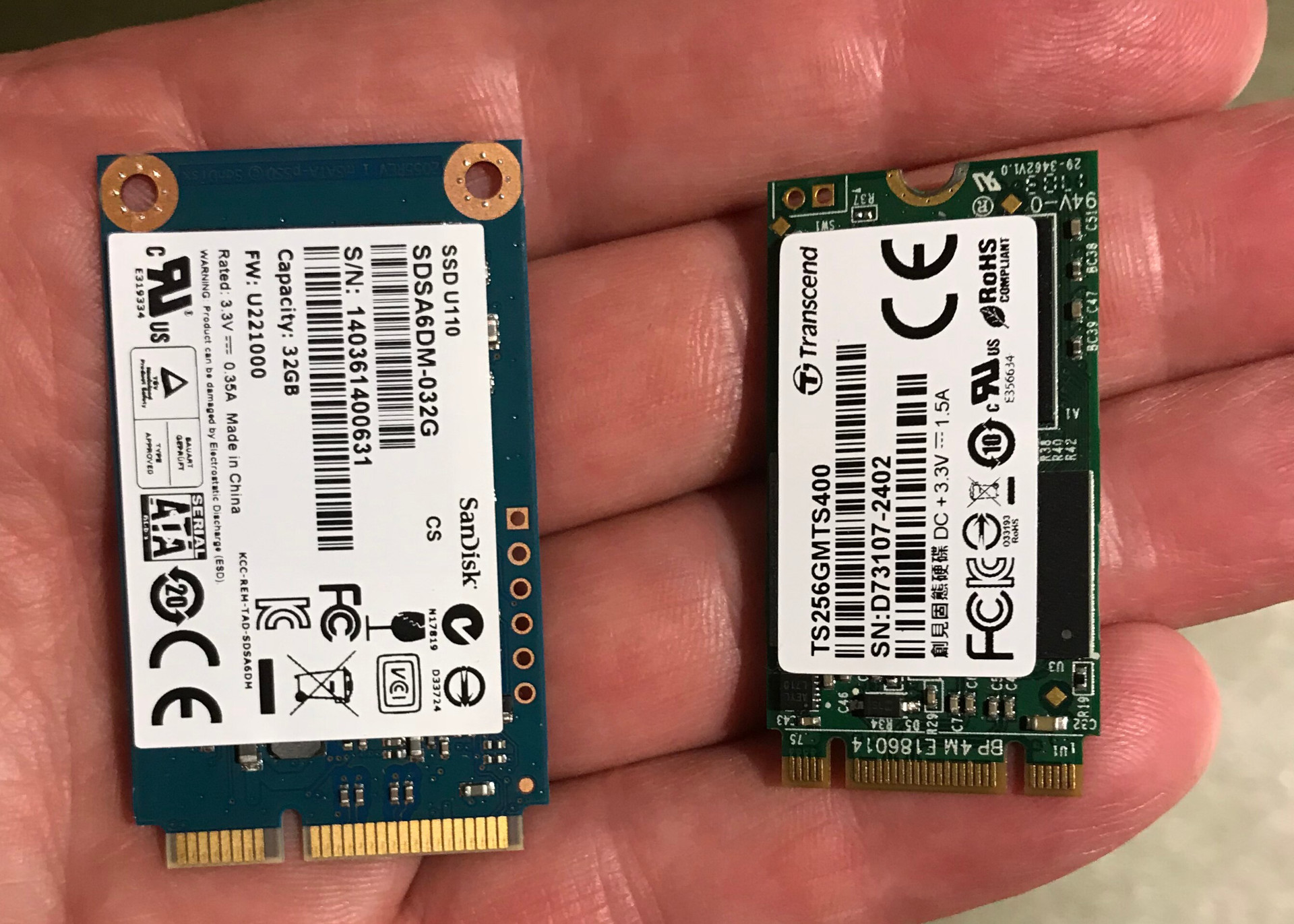 Az M.2 elõdei Mini PCI Express és mSATA