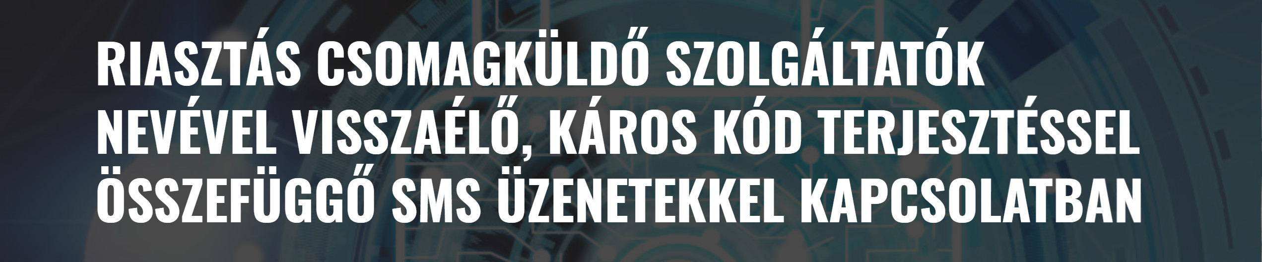 Mindegy, hogy milyen szolgáltatónál vagyunk, az SMS mindenhol terjed.