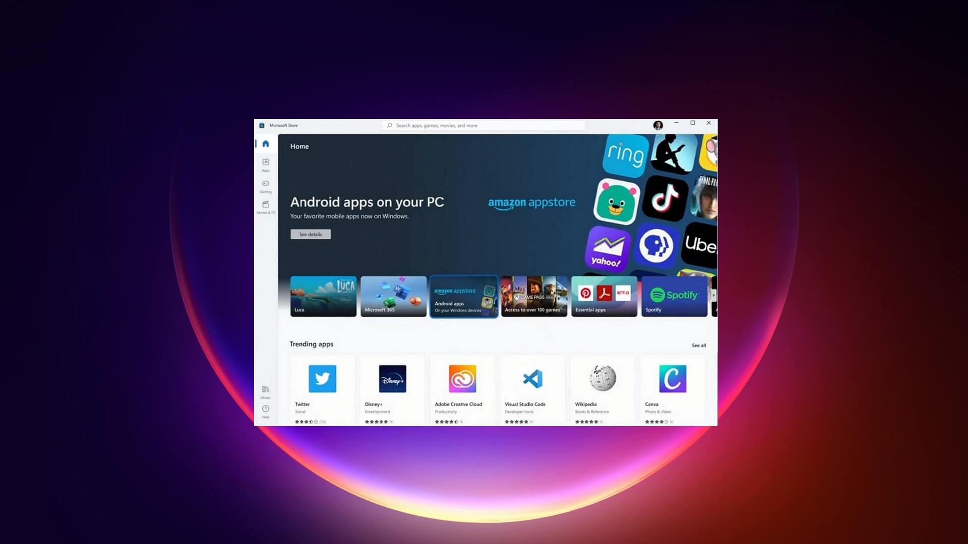 Hivatalosan is Android kompatibilis lesz a Windows. (Kép: windowslatest.com)