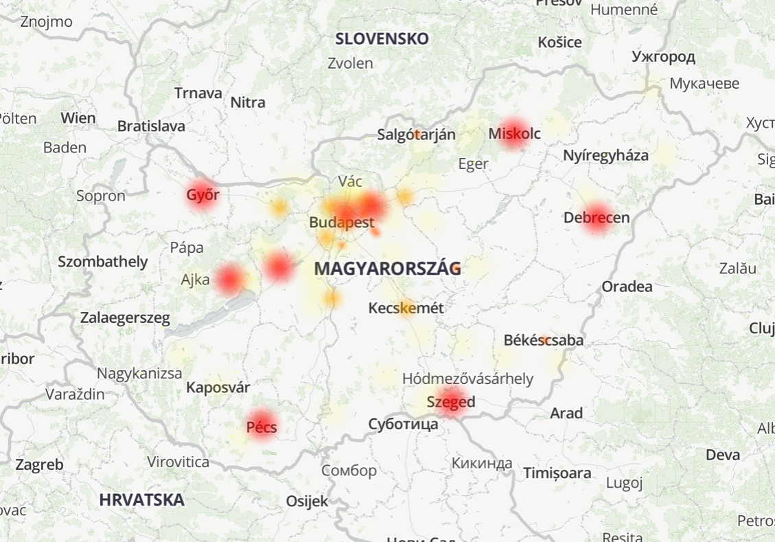 A legtöbb gondot ezúttal is Budapesten tapasztalják.