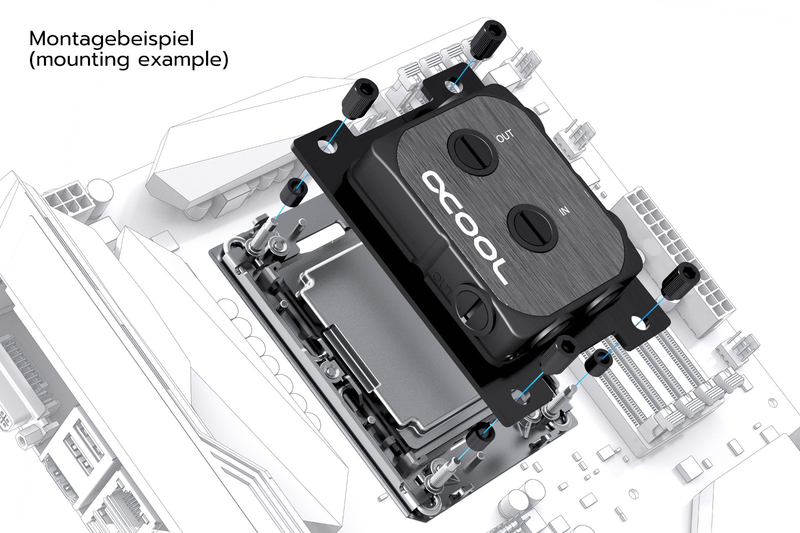 Socket P+ (LGA 4189) ás LGA1700 kompatibilis hûtõ az Alpha Cool-tól.