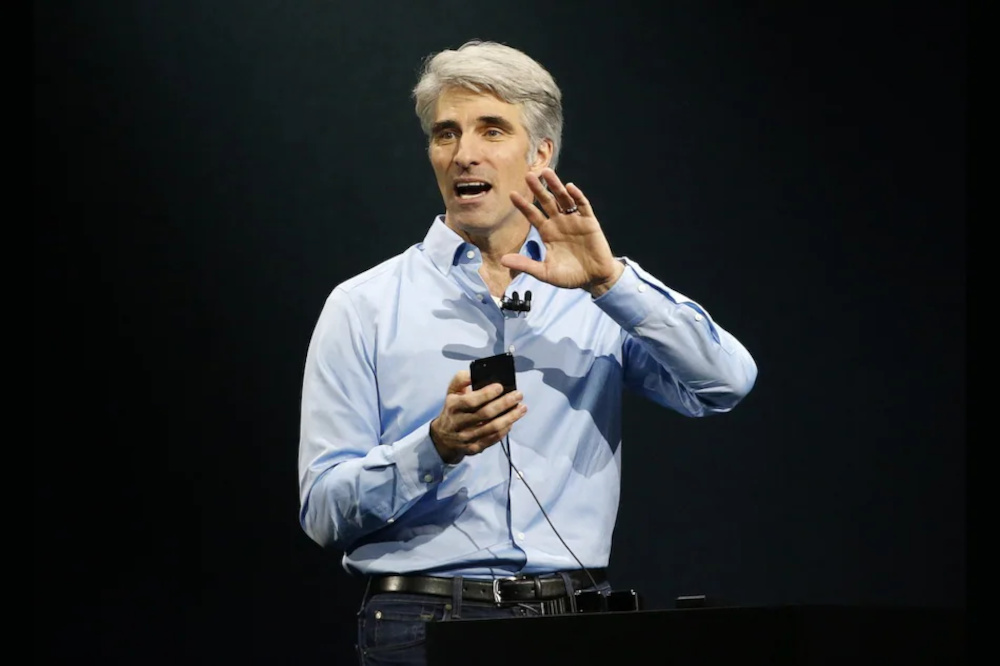 Craig Federighi, az Apple vezetõ szoftvermérnöke (Kép: gadgets.ndtv.com) 