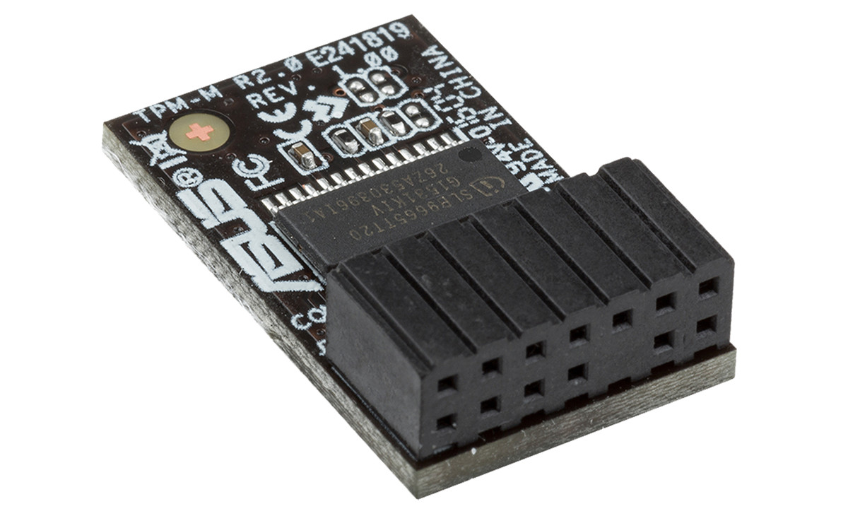 Alaplapra illeszthetõ TPM 2.0 modul.