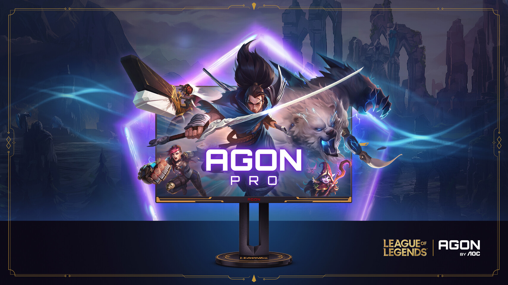 Az elsõ hivatalos League of Legends monitor az AOC-tól érkezik.