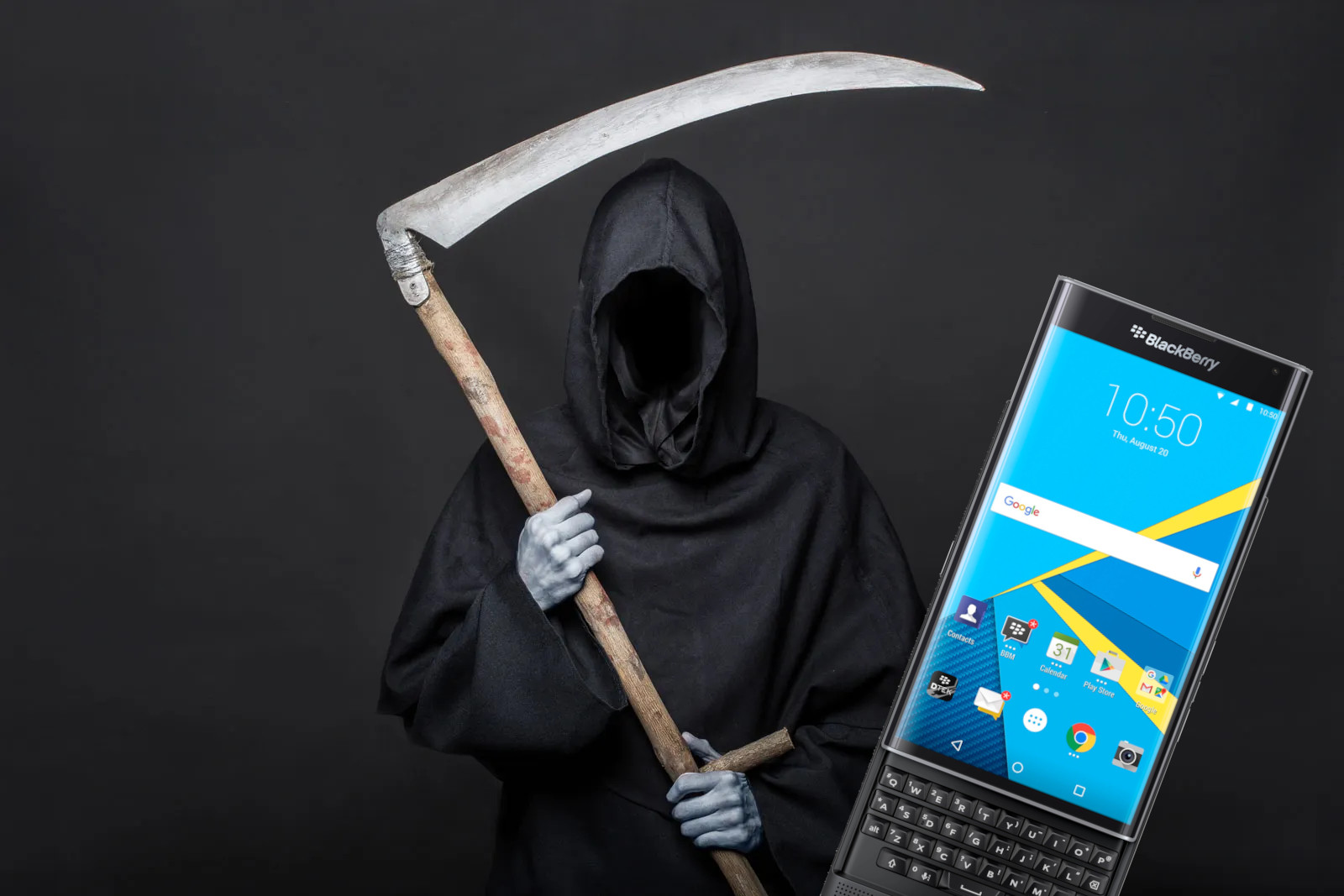 Elkaszálták a tavalyra ígért 5G-s BleckBerry projektet, és talán az egész széria jövõjét is. (Eredeti kép: indigolt/Fotolia)