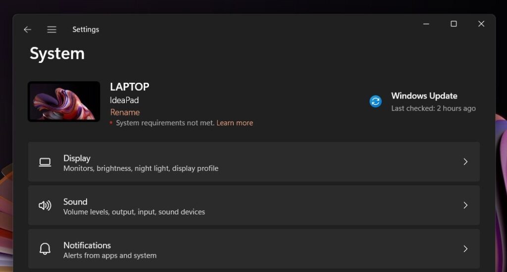 A Microsoft a gépházban is jelzi, hogy nem tetszik amit lát.