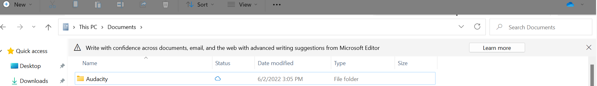 Valószínûleg tényleg csak teszt volt, jól tudják, hogy ennek senki sem örülne. (Kép: Windows Insider)