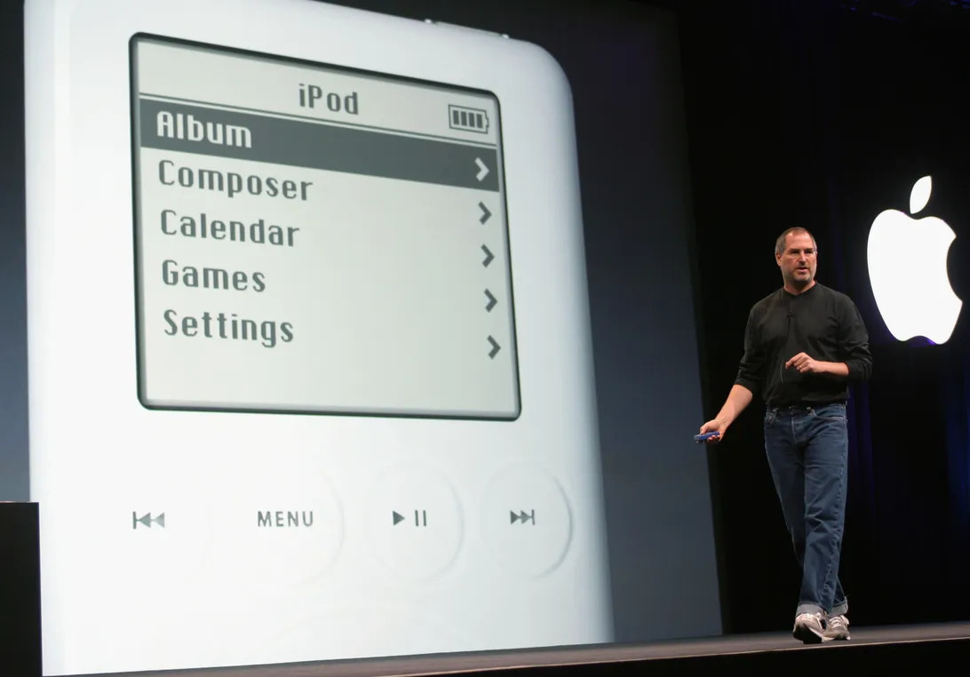 Steve Jobs mindig maga mutatta be az új fejlesztéseket.