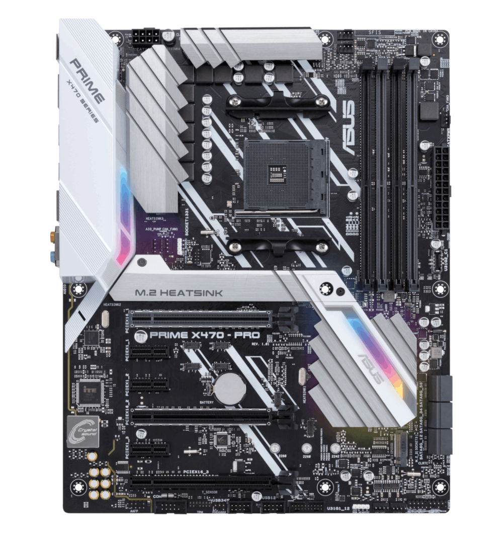 ASUS PRIME X470 PRO - jó hûtés, masszív tuning, sok csatlakozó