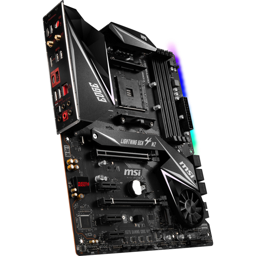 Korrekt felszereltségû X570 lap, a megfizethetõ kategóriából
