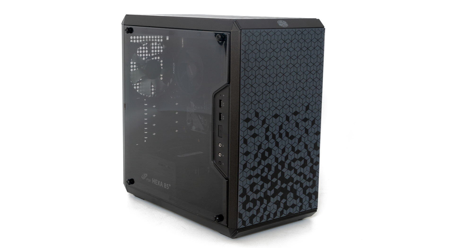 Dizájnos, jól összerakott ház micro-ATX alaplapokhoz