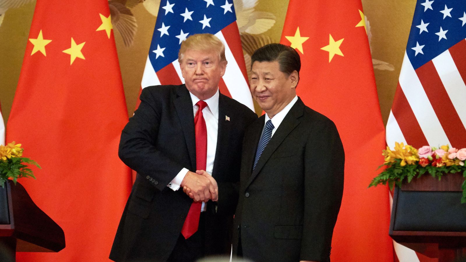 Donald Trump s Hszi Csin-ping, egy korbbi tallkozn