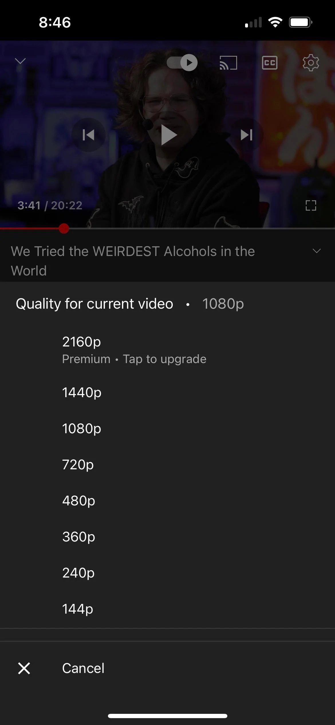 Egyes felhasználókat valóban elzártak a 2160p-s lehetõségtõl.